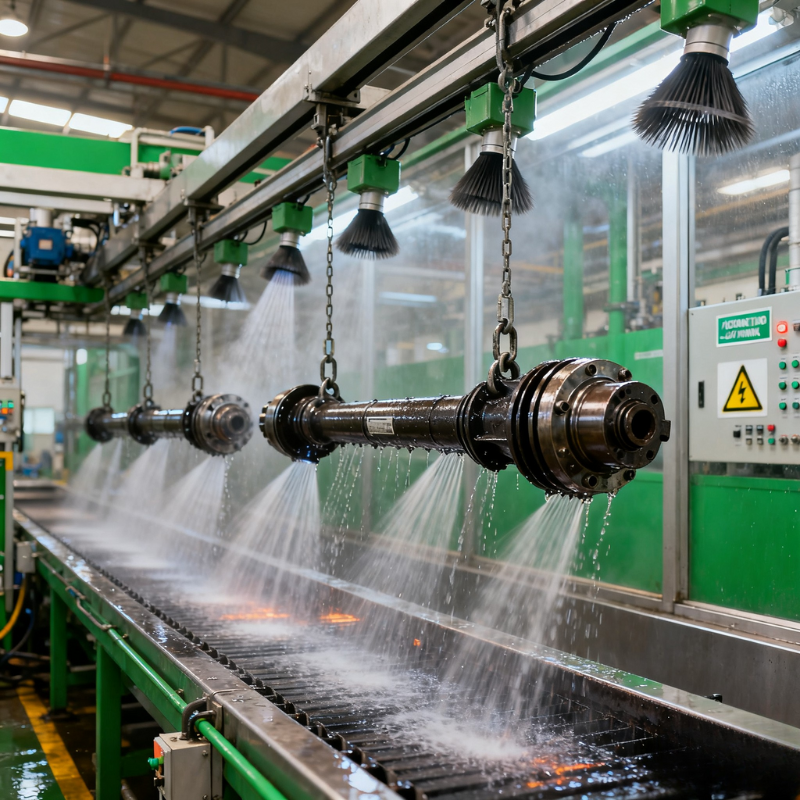 oil removal detergent for automotive component cleaning