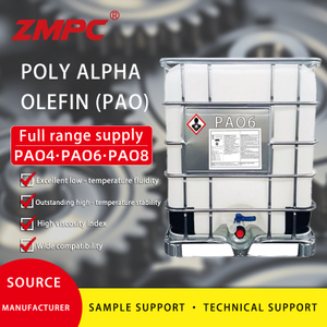 ZMPC Poly Alpha Olefin (PAO6) Synthetic Base Oil – High Viscosity Index, Low Volatility, Superior Stability