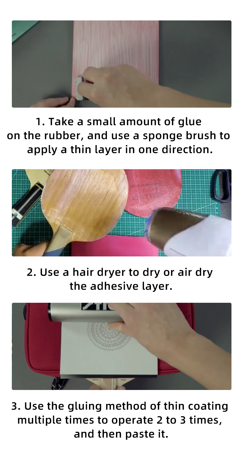 Non-toxic table tennis adhesive