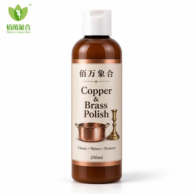Copper & Brass Polish – Non-Abrasive Tarnish Remover & Protective Metal Polish for Unlacquered Copper and Brass