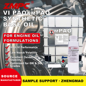 High VI PAO & mPAO Synthetic Base Oils for Modern Engine Oil Formulations