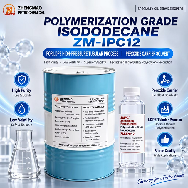 Isododecane for LDPE Tubular Process | High-Purity Peroxide Diluent & Carrier Fluid for High-Pressure Polyethylene