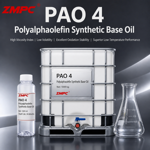 Zhengmao Petrochemical PAO4 Polyalphaolefin (PAO 4) Synthetic Base Stock for Full Synthetic Engine Oils, Industrial Lubricants & Extreme Low Temperature Applications