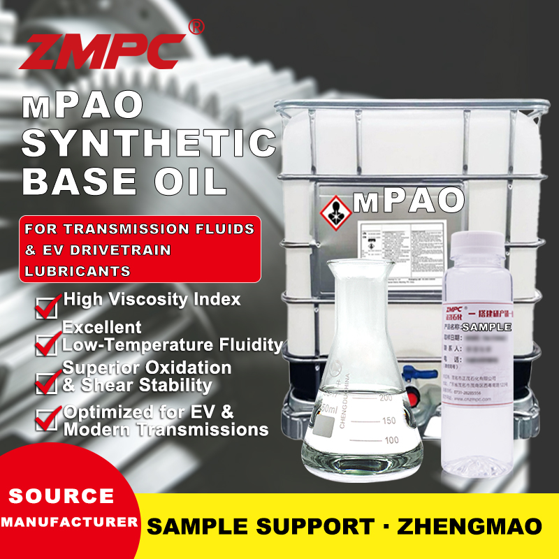High VI mPAO Synthetic Base Oil for Transmission Fluids & EV Drivetrain Lubricants