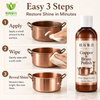 Copper & Brass Polish – Non-Abrasive Tarnish Remover & Protective Metal Polish for Unlacquered Copper and Brass