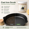 Cast Iron Scrub | Coarse Salt Cast Iron Cleaner & Cookware Care 